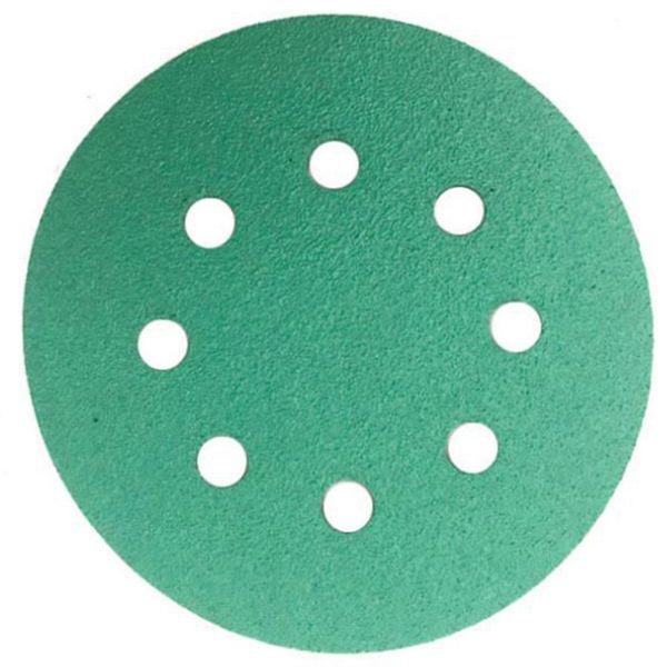 

25 pcs professional anti clog 125 mm sandpaper 5 inch film sanding disc wet & dry hook & loop abrasive tools with grits 120