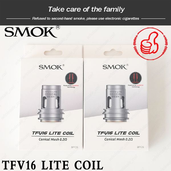 

Аутентичной SMOK TFV16 Lite Катушка конической сетка 0.2ohm Dual Mesh 0.15ohm Замена Катушка Головка для G-Priv 3 Kit TFV16 Lite Tank