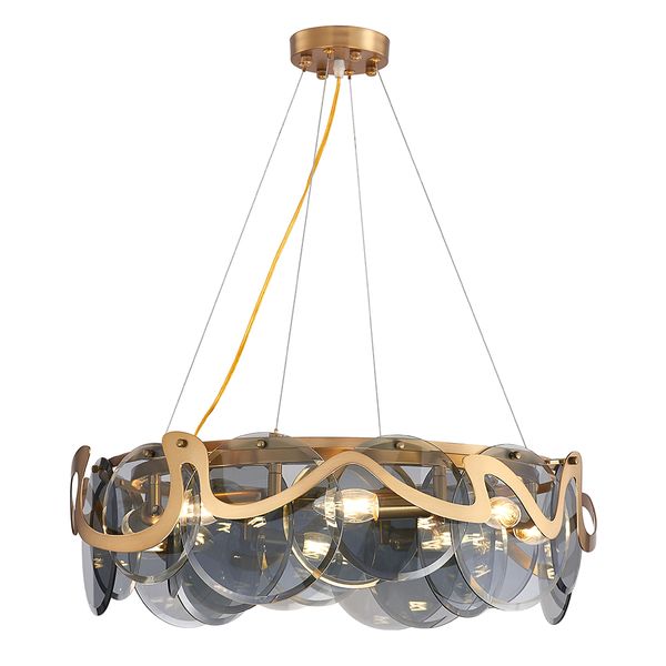 

современный креативный кольцевая led люстры свет с стекла shade внутреннее освещение подвесной светильник для гостиной лобби отеля