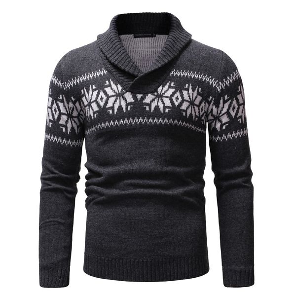 

laamei 2019 fashion new print sweater men v neck long sleeve pullover men casual patchwork pull homme knitted sweaters homme, White;black