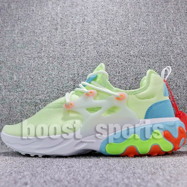 

New pre to epic react element 87 ail green mi t running hoe for men women neaker de igner trainer hoe with box