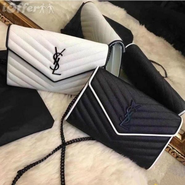

Cla ic genuine leather and will oxidize women favorite pm mm clutch handbag pochette chain houlder bag tote pur e
