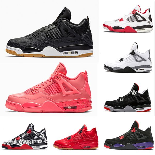 

4 tattoo punch pizzeria singles day 4s basketball shoes men pure money royalty raptors black cat bred mens trainers sports sneakers