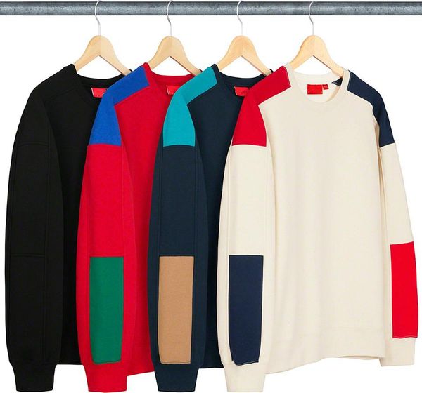 

19ss оѬмђла crewneck sideline виеѬ ѬеѬо high street hip hop мод мђжин и женин, паѬа ѬазмеѬ а, Black;brown