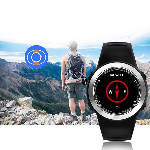 

multi function smartwatch men guanqin swimming sport watch heart rate monitor call reminder smart watch for ios android systems, Slivery;brown