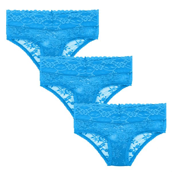 

usa size s-xl women's lace panties bikini for woman seamless hipster underwear mesh see through ropa interior femenina 2020, Black;pink