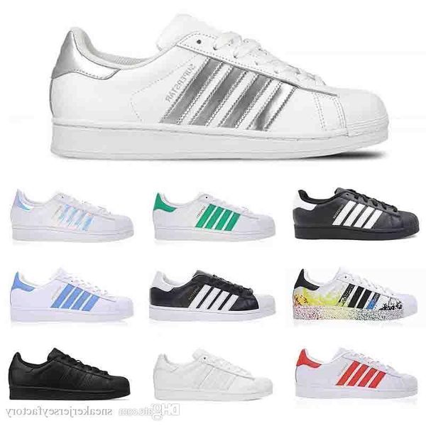 

fashion mens casual shoes super star triple white sliver black flat women rainbow blue colorful zapatillas outdoor sneaker designer trainers
