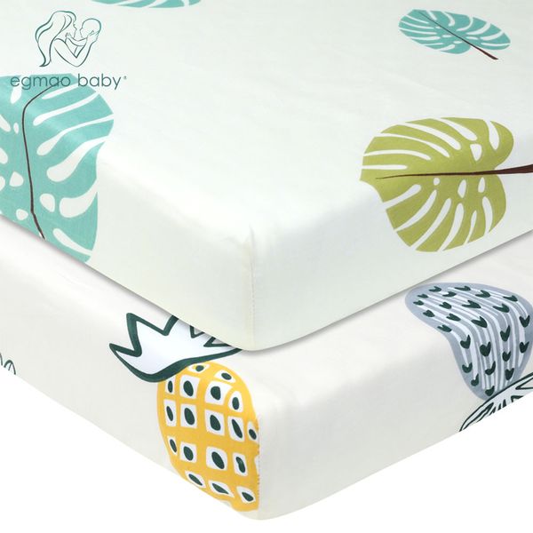 

stretchy fitted crib sheets portable crib mattress er for baby girls boys 100% organic cotton standard fitted sheet