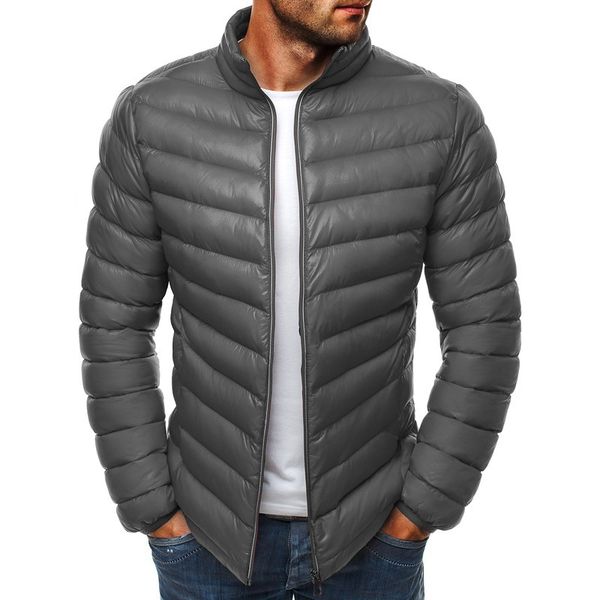 

men's down & parkas monerffi brand colorful men winter jacket warm cotton coat casual parka zipper slim fit overcoat clothes 2021, Black
