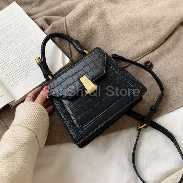 

stone pattern pu leather crossbody bags for women 2019 fashion mini totes female messenger shoulder bag lady travel handbags