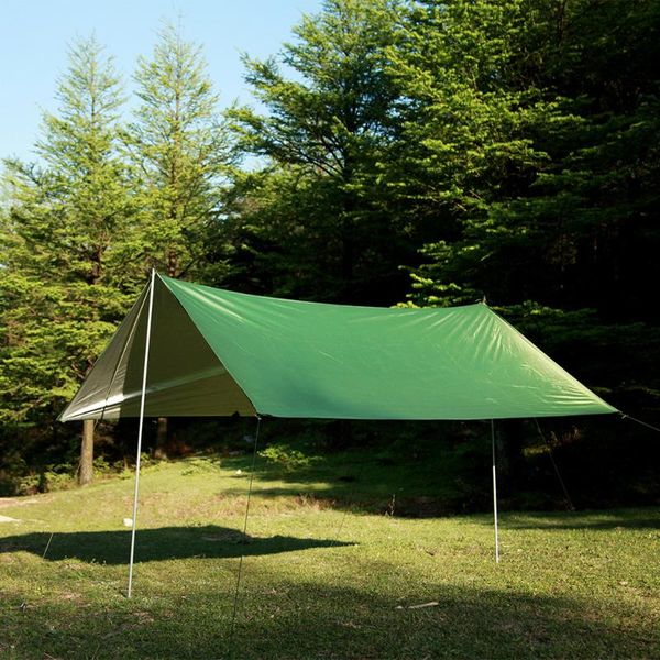 

waterproof rectangle sunshade sail shelter patio shade cloth uv/rain resistant tent tarp hammock picnic mat for outdoor travel