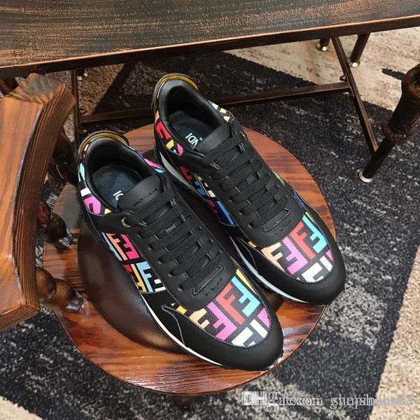 

fashion designer classic mens shoes luxury men casual shoes nail shoess sneakers leather comfortable dress shoes men running shoess, Black