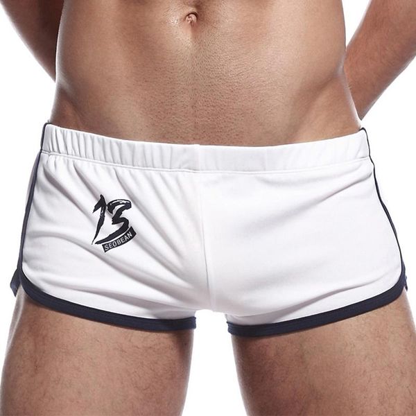 

men household shorts quick-drying casual breathable mesh shorter mens shorts fitness comfortable shorts, White;black