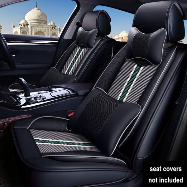 

breathable 1pc neck pillow 1 pc waist support car headrest pad lumbar waist support auto pillow car interior pillows tz13