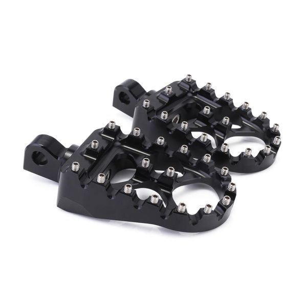 

cnc wide fat footpegs foot pegs mx rotating custom chopper bobber style for
