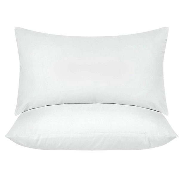 Szs Hot Bedding Throw Pillows Insert Pack Of 2 White Bed And