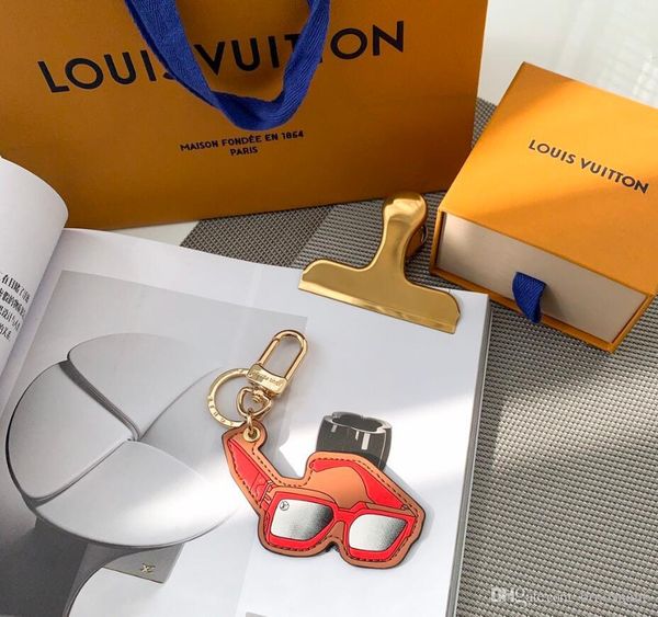 

2019 luxury keychains designer keychain key chains fashion accessories pendant gift box packaging, Silver
