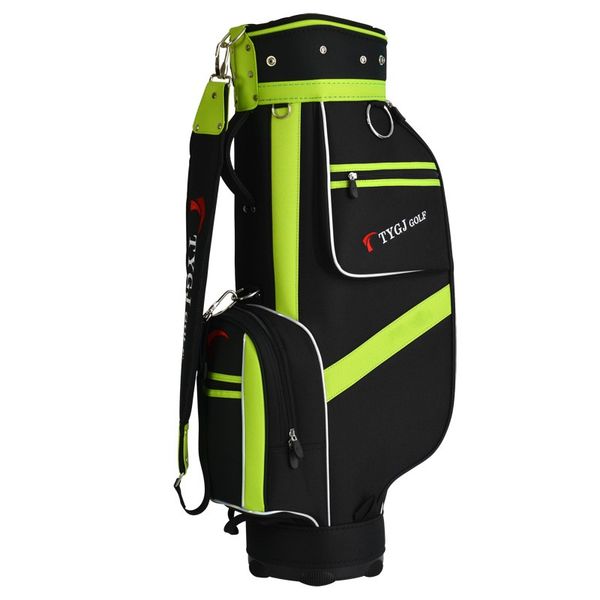 

portable golf stand bag men lightweight golf club set bag with stand 5 sockets outdoor sport cover big capacity d0639