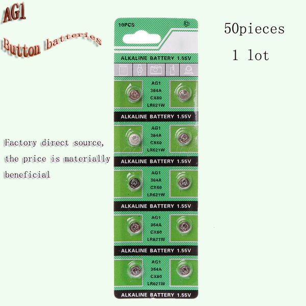 

500 pcs new ag1 часы батареи 621 lr621 sr621sw 364a 1.5v lr60 щелочные батареи кнопка для часов калькулятор завод прямых продаж цена