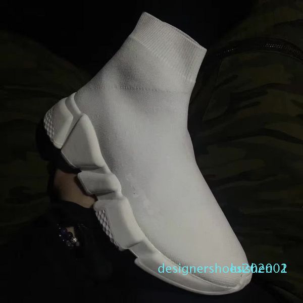 

designer sneakers speed trainer black red gypsophila triple black fashion flat sock bootes casual shoes speed trainer runner d01