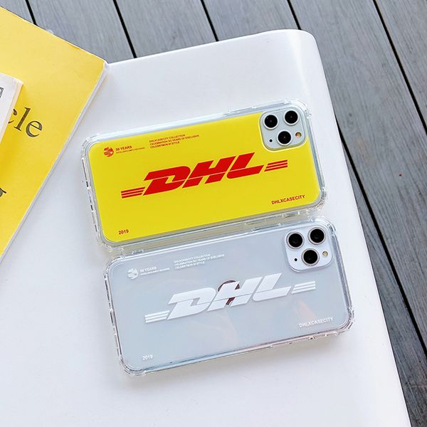 

Роскошный чехол для телефона iPhone 11 Pro Max 8 TPU DHL Pattern Print Designer чехол для телефона iPhone X