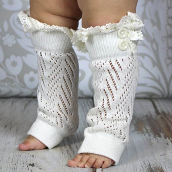 

kids girl children leg warmers crochet knitted lace boot cuffs leg warmer socks girls legwarms, Pink;yellow