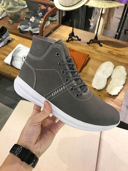

martin booties fashion designer motocycle women/men luxury nail shoes gray boots genuine leather boots flat bottom ing, Black