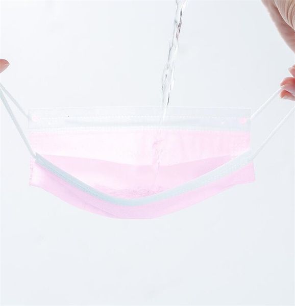 

stock nonwoven 3 layer fashield facial y sheet face mask xowd