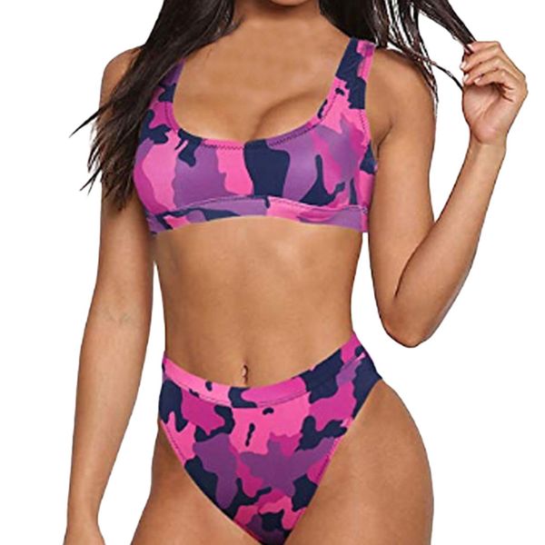 

minimalism high waist bikinis camouflage swimsuit women snake print bathing suit 2020 new swimwear summer beachwear, Black;white
