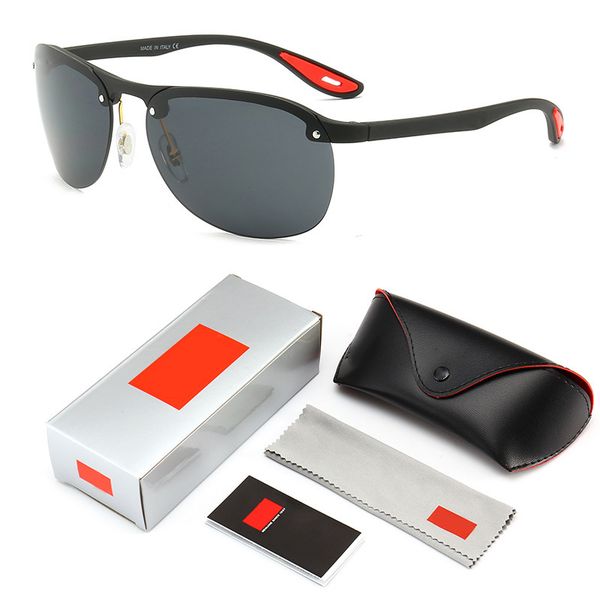 

2020 new classic style women sunglasses with logo and box men eyeglasses low price sun glasses 4307, White;black