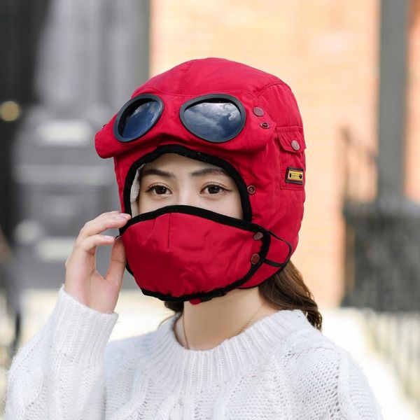 

outdoor party 360 degree winter keep warm ski hat men women warm neck mask caphat earflap