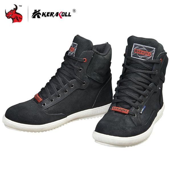 

kerakoll motorcycle boots men motorcycle shoes moto riding boots casual motorbike biker chopper cruiser touring ankle shoes