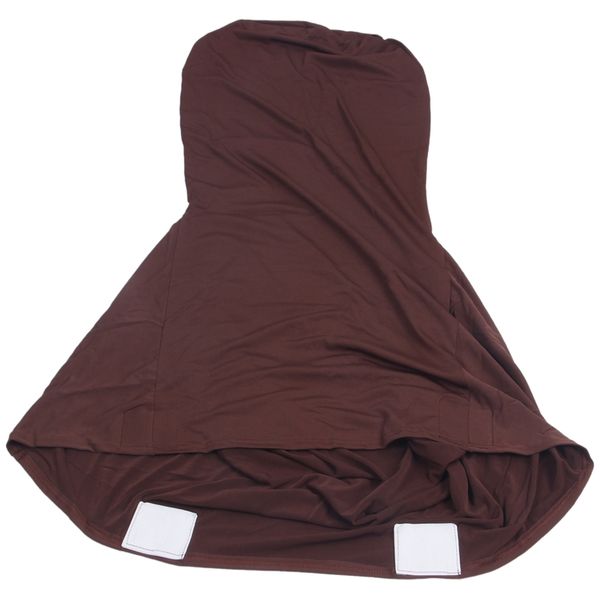 

elegant stretch strap-chair bi-elastic chair cover made of elastane for banquet hall (coffee brown