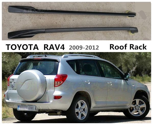 

car roof racks luggage rack bar for toyota rav4 2009 2010 2011 2012 aluminium alloy auto accessorie