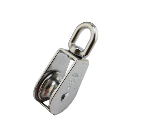 

проволока из нержавеющей стали шкив 32мм сверхпрочные одно колесо поворотный подъемное веревка шкив блок для троса