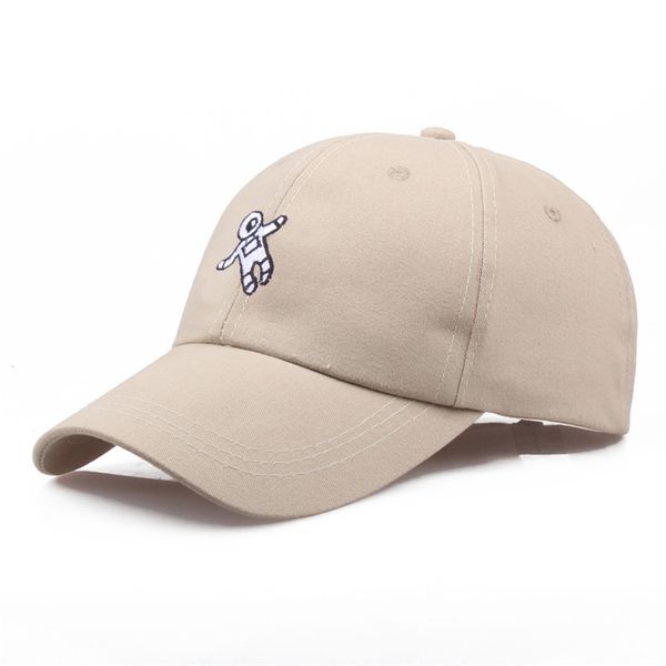 

astronaut embroidery style summer baseball caps women men cotton breathable snapback cap adjustable plain curved sun viso bq021, Blue;gray