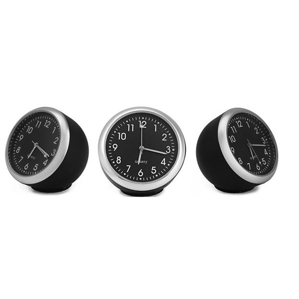 

anti-scratch car clock mechanics quartz clock with luminous light mini noctilucent watch clocks for auto decoration