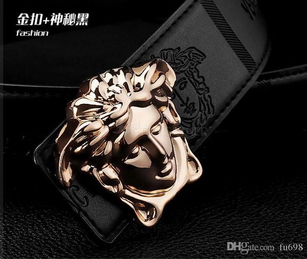 

2018 fashion business ceinture 20 style belts design mens womens riem with gold buckle black belt not with box as gift 6711, Silver