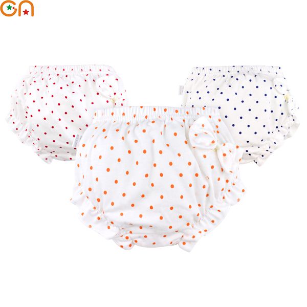

kids 100% cotton shorts girls,baby,infant,fashion bow,dots underwear panties for children cute high-quality underpants gifts cn