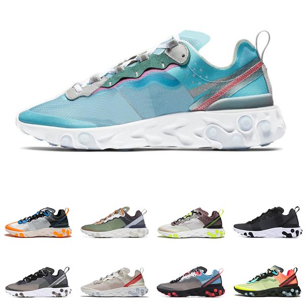 

2019 react element 87 undercover 55 running shoes men women royal tint anthracite sail black 87s mens trainers runner sports sneakers