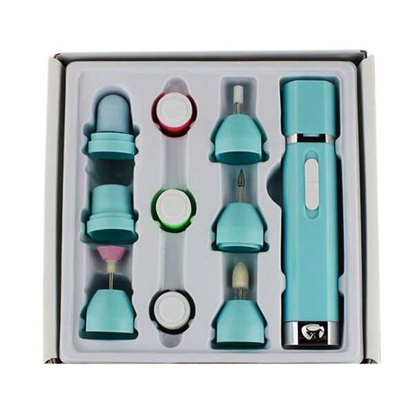 

electric nail file drill polisher acrylic manicure pedicure portable machine nail art kit