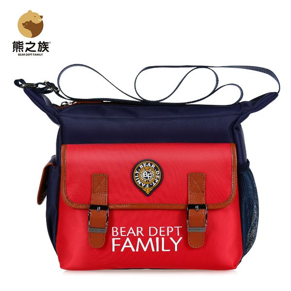 

bear dept family boy and girls students messenger bags school shoulder bag
