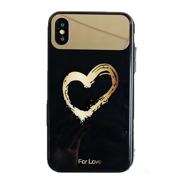 

toughened glass phone case for iphone 6 7 8 plus x xs customized p phone case soft edge cover