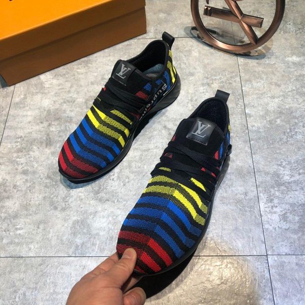 

wh6f new limited edition french series high-end men s casual shoes, men s boots fashion sports shoes, original shoebox delivery 38-44, Black