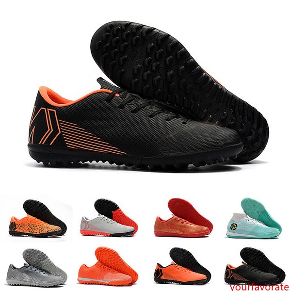

new 2019 mens soccer shoes fury cr7 mercurial xii vii elite fg soccer cleats outdoor football boots mercurial superfly vi 360 elite 39-45