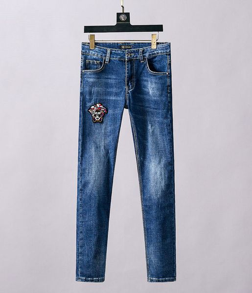 

trendy men's fashion academy boys skinny runway straight zipper denim pants destroyed tattered jeans black white blue men jeans sale