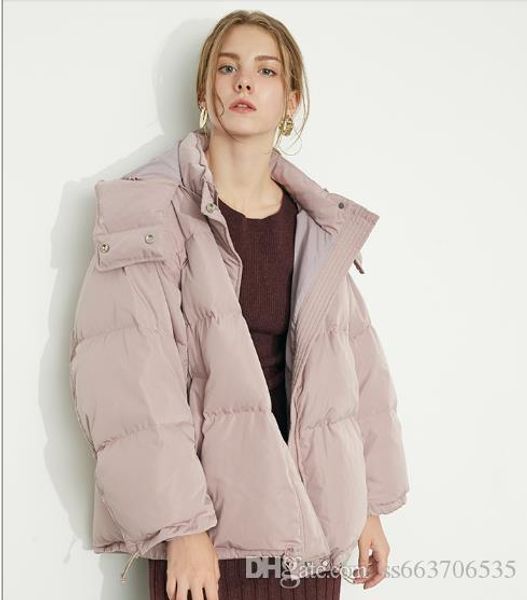 

women winter jacket ladies real raccoon fur collar duck down inside warm coat femme with all the tag jacket warm doudoune femme, Black