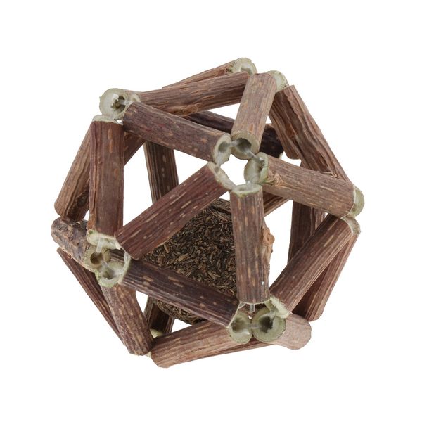 

pet cat wood ball toy perfect for pet owners play with kittens