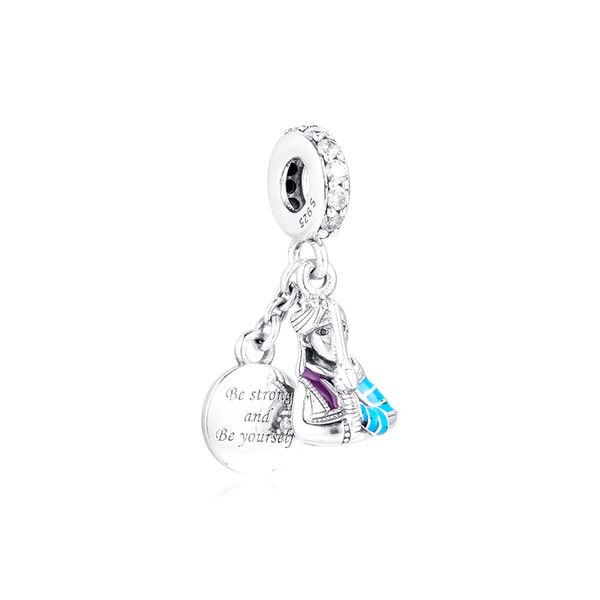 

ckk 2020 spring mulan charms 925 original fit bracelet sterling silver charm beads for jewelry making berloques