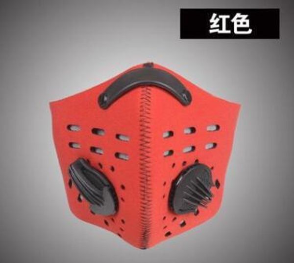 

activated carbon mask dustproof windproof warm bicycle face mask mountain bike outdoor cycling, Black
